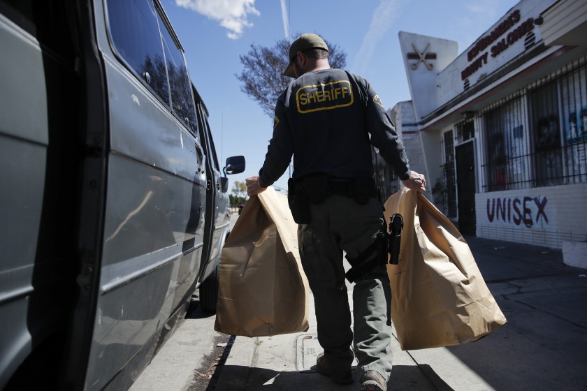 California seizes $30 million in black market cannabis from illegal pot shops